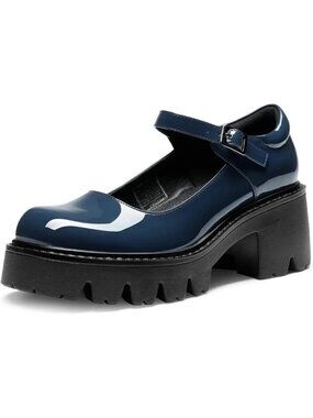 🆕Women's Mary Janes Shoes for Women,  Platform Dress Low Heel Chunky Pumps